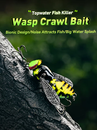 ✨ Sista dagen med 50 % rabatt – 🐝 Bionic Wasp, ett ytbete som lockar fram explosiva hugg