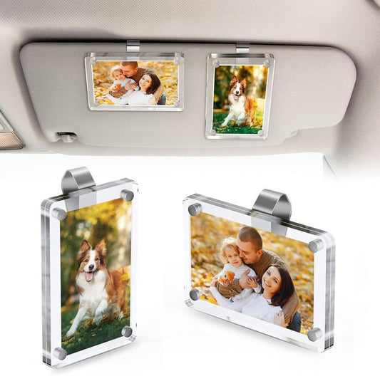🌟Fånga de vackra ögonblicken🌟 Bärbar magnetisk fotoram i akryl