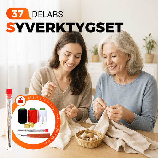 🔥2026 Hot Rea 50% RABATT✨⚡ 50K+ SÅLD!🧵🪡37PCS syverktygssats