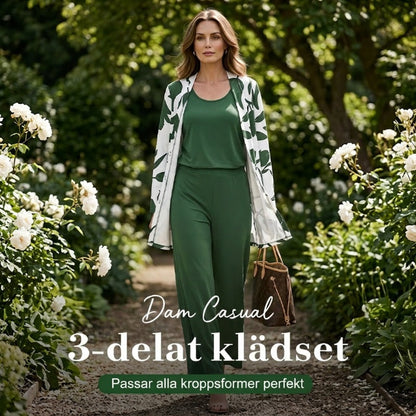 👚 Bekvämt 3-delat set för dam – snyggt, mjukt och perfekt för vardagsbruk ✨💃