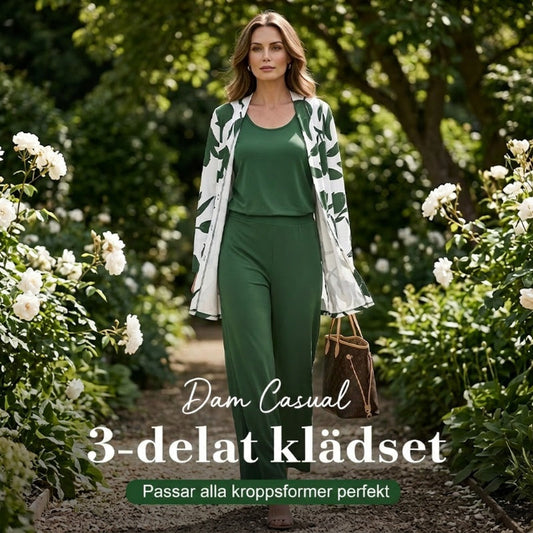 👚 Bekvämt 3-delat set för dam – snyggt, mjukt och perfekt för vardagsbruk ✨💃