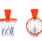 🏀Väggmonterad, självhäftande, bärbar basketkorg i plast för inomhus- och utomhusbruk med tillbehör