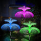 🎄✨ Magisk Solar Jellyfish Lampa | Varm Vitt + Regnbågsljus, Vattentät 💧