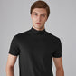 🔈🔈2026 års bästsäljare – 50 % rabatt🎁 Slim fit-T-shirt med hög krage för män