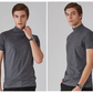 🔈🔈2026 års bästsäljare – 50 % rabatt🎁 Slim fit-T-shirt med hög krage för män