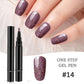 💅 ✨ One Step Nagel Gel Penna 🎨 Gratis Handhållen Mini UV-Nagellampa 💡
