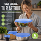🧊 Silikonlock för matförvaring – 6-pack | Tätt & flexibelt | SPARA 50% idag!