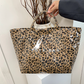 🎁 Nyårserbjudande 50 % RABATT 💖 Vintage-tote bag för damer med bokstavstryck