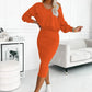 🌸HOT SALE 52% OFF🌸Kvinnors tvådelade set bestående av en ärmlös klänning och en lös V-ringad jumper