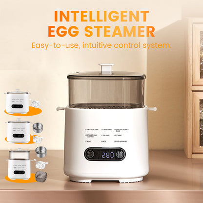 🎁2026 Ny design🥚✨ Mini multifunktionell äggkokare med smart pekskärm🔥