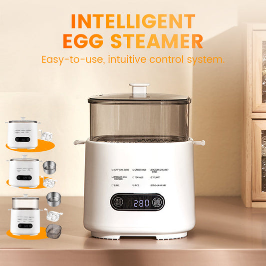 🎁2026 Ny design🥚✨ Mini multifunktionell äggkokare med smart pekskärm🔥