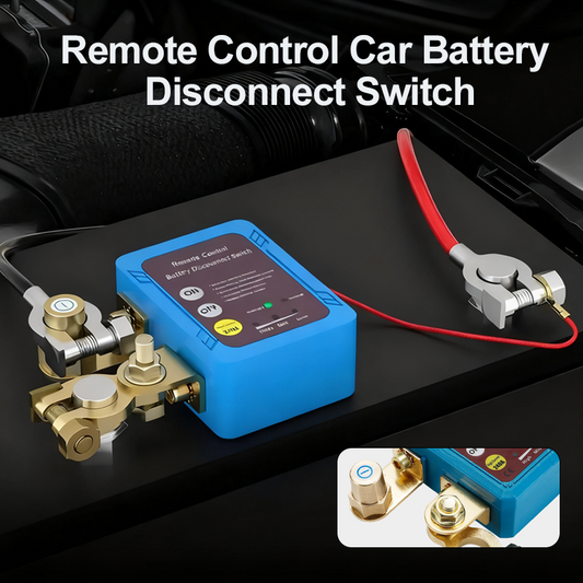 ⚡ 50 % rabatt under en begränsad tid 🔋🚗 Fjärrstyrd batteribrytare för bilar | Stöldskyddad och energibesparande design ✅🔝