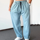 🎉 50 % RABATT Försäljning 👖 Herrbyxor med vid ben och dragsko 💖