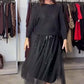 💃 Fantastisk debut! Stickad damtröja🧶 + nätklänning👗 Tvådelat set