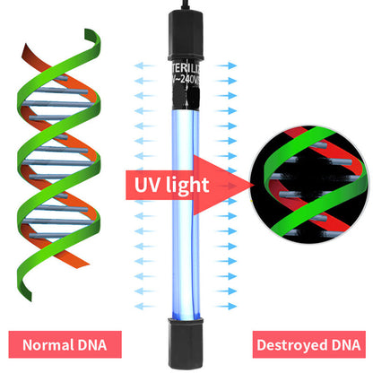 🌊 Tidsinställd UV-sterilisator – akvariets vattenkvalitetsvakt! 🐟