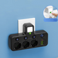 🛡️Elektrisk säkerhet garanterad! Smart grenuttag med USB-portar och flera säkerhetsfunktioner för sinnesro. 👍
