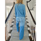 👖50% RABATT! 🌙 Denim Dreams Pyjamas – Mjuk Denim-Look, Bekväm Passform & Perfekt för Loungewear 🛌