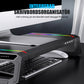 Fällbart monitorstativ 🖥️ med RGB-bakgrundsbelysning 🌈 och USB-hubb 🔌