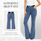 🔥Högmidjade stretchiga flare-jeans för damer