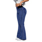 🔥Högmidjade stretchiga flare-jeans för damer