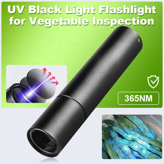 🔥🔥LAST DAY-KAMPANJ - 50% RABATT🔥UV-svart ljus ficklampa för grönsaks inspektion