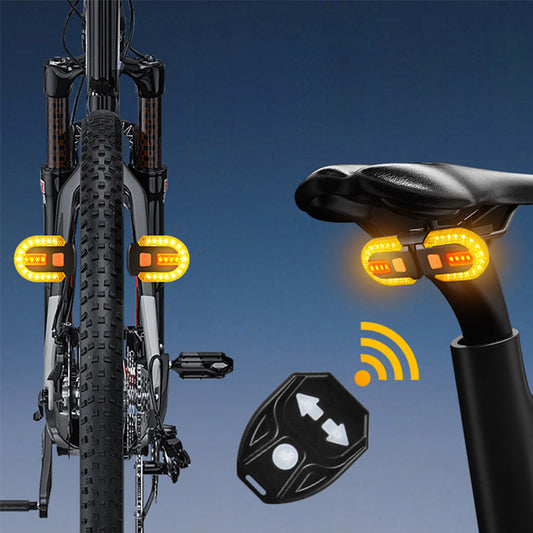 🚴Trådlöst fjärrstyrt bakljus för cykel 🔦⚡