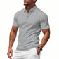 👔 50 % RABATT NU!💨 Herr-T-shirt i snabbtorkande piké – Athletic Fit & skrynkelfri – ett måste i din smart casual-garderob ✨