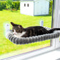 💐50 % rabatt! Hängande kattbädd med sugkoppar – låt katten njuta av solen ☀️😺【Specialpris】
