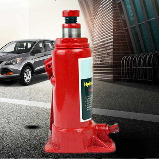 🚗💪 Bärbar hydraulisk biljack på 2 ton – stabil och praktisk!