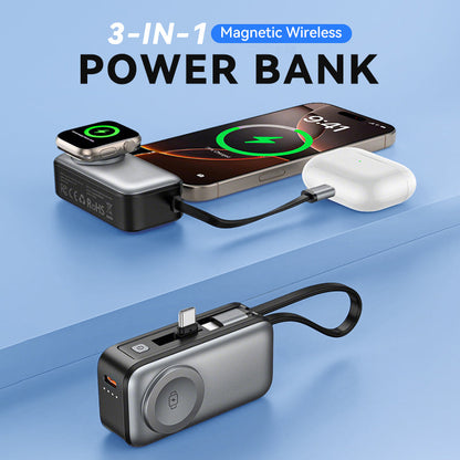 🥳Årets specialerbjudande 2026🥳💞Över 50 000 sålda exemplar!📱💨 50 % rabatt! Multifunktionell magnetisk powerbank