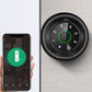 Sfäriskt smart fingeravtryckslås med flera upplåsningsmetoder