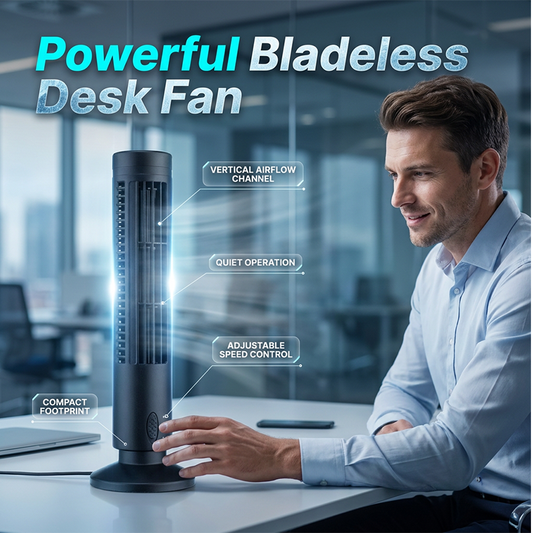 USB-driven bladlös tornfläkt
