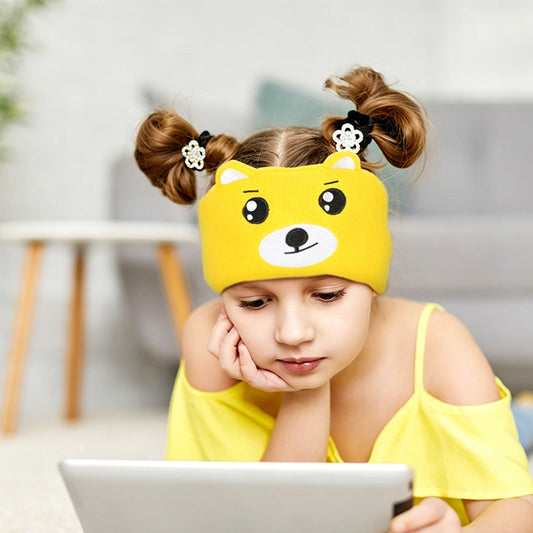🥳Bästsäljare 2026🥳💞Över 50 000 sålda exemplar!🎧😴 50 % rabatt! Bluetooth-huvudband för barn – två-i-ett: mjukt huvudband och ögonmask. Perfekt för resor eller en tupplur.🧸✨