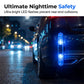 ☀️💡 Solcellsdriven LED-varningslampa mot kollisioner – Automatisk ljussensor 🚨✅