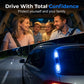 ☀️💡 Solcellsdriven LED-varningslampa mot kollisioner – Automatisk ljussensor 🚨✅