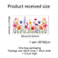 💐 Hot Rea 50% rabatt💞Fönsterdekal med färgglad blombukett🖼️(Klipp till storlek fritt)