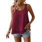👚 50% RABATT NU!🎀 Elegant prickig spets topp – Andningsbar chiffong & Lös passform – Sommar Essential 🌸