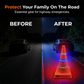 💥Hopfällbar reflekterande trafikkägla