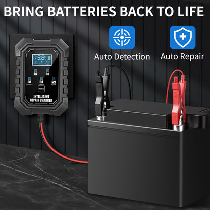 Batteriladdare med flera lägen för blybatterier och LiFePO4-batterier