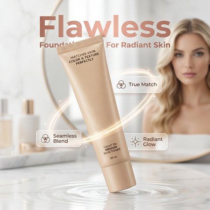 Flawless Finish – Foundation för hudvård