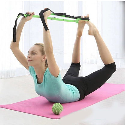 Yogaband med flera öglor och dörrfäste