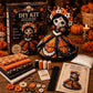 Halloween-skelettdräkt