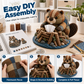 🦨✨ HALVT PRIS! Söta djur DIY-kit för näsduksask – Alla material & tydliga instruktioner för hemdekoration!