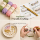 🧶Naturinspirerat DIY-virkat armbandskit 🧘 minska stressen samtidigt som du skapar bärbar konst med egna händer